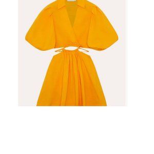 Jonathan Simkhai Orange Mini Dress